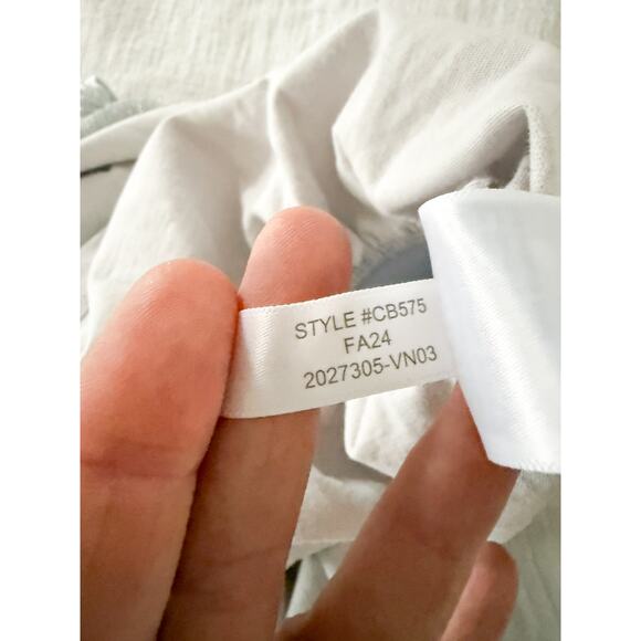 Crewcuts Factory | NWT Girls' silver shimmer skirt Silver Pleated Mesh | Sz 16 - Picture 7 of 7